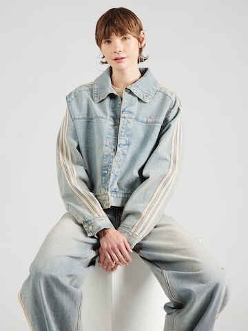 ADIDAS ORIGINALS Демисезонная куртка 'ESS' в Синий: спереди