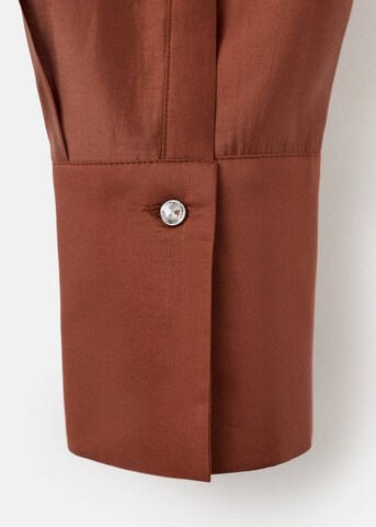 MANGO Bluse 'Smokey' in Orange