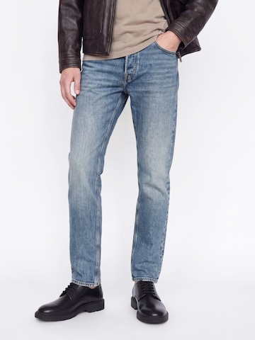 JACK & JONES Tapered Jeans 'JJIMIKE JJORIGINAL' in Blau: Vorderseite