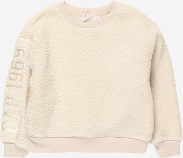 Sweat-shirt GAP en beige : devant