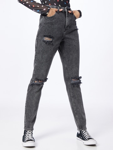 NA-KD Slim fit Jeans in Grey: front