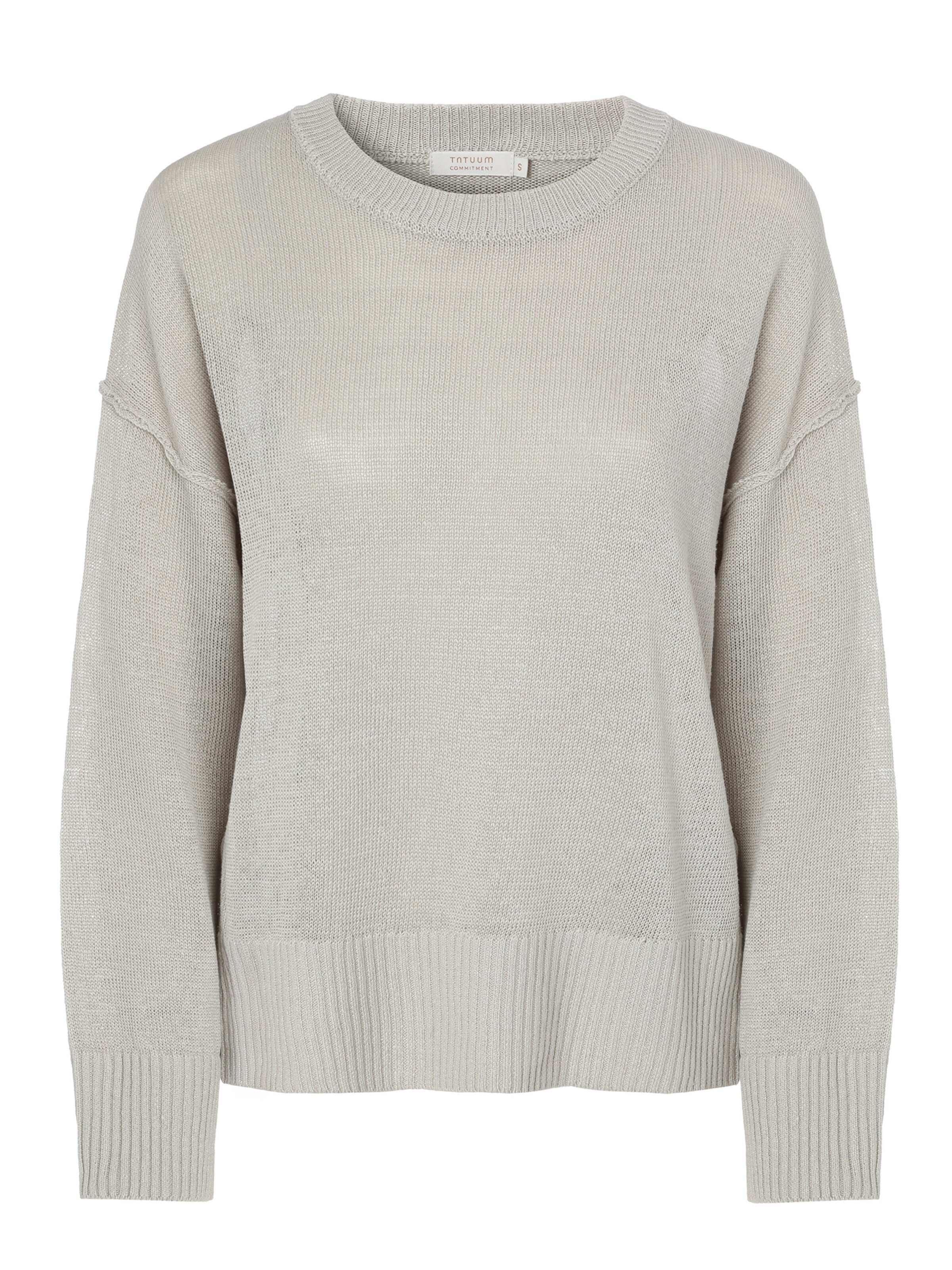 TATUUM Tröja 'Telma' i beigemelerad, Produktvy