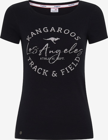 KangaROOS Shirt in Schwarz: Vorderseite