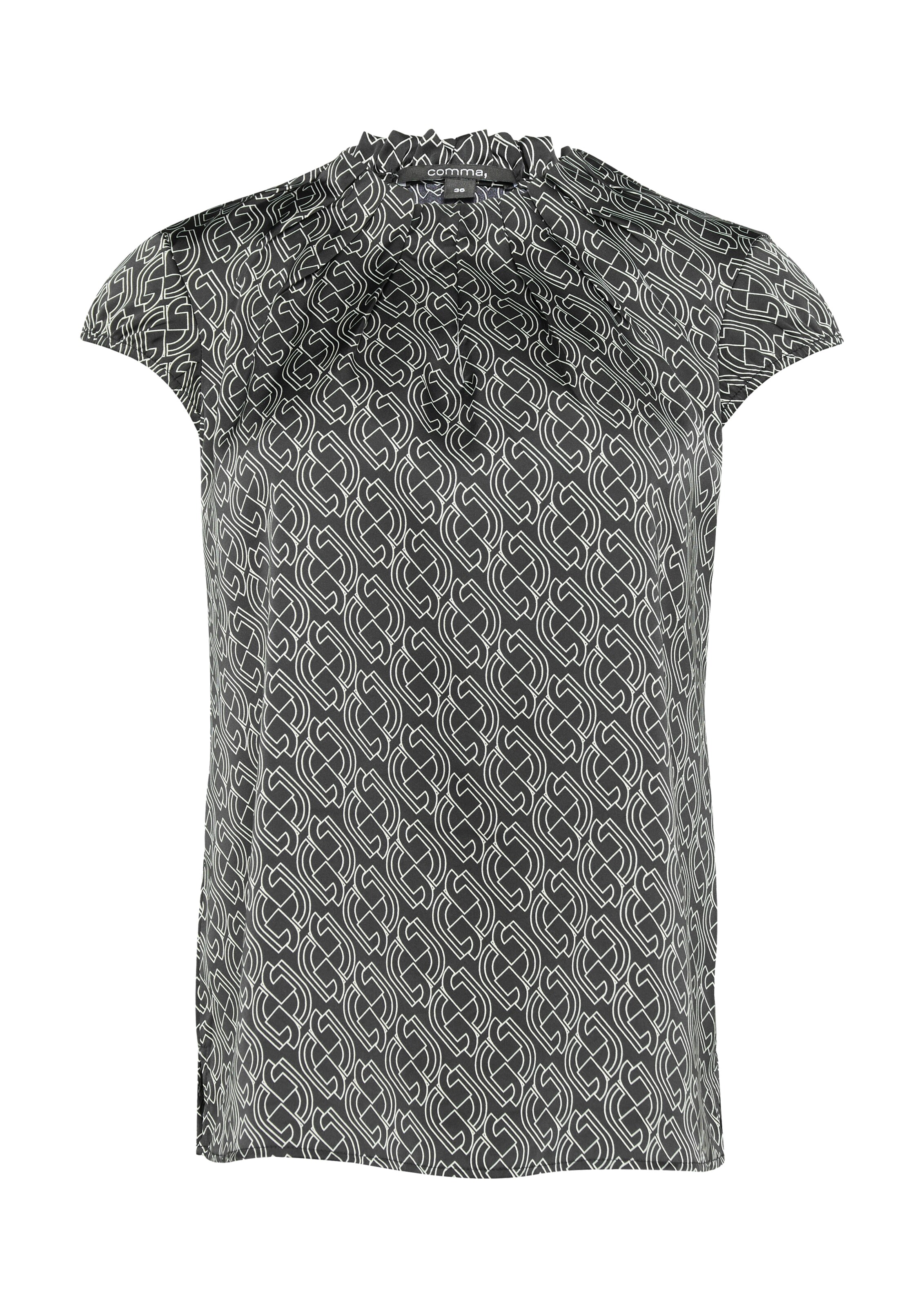 COMMA Bluse in Schwarz: Vorderseite