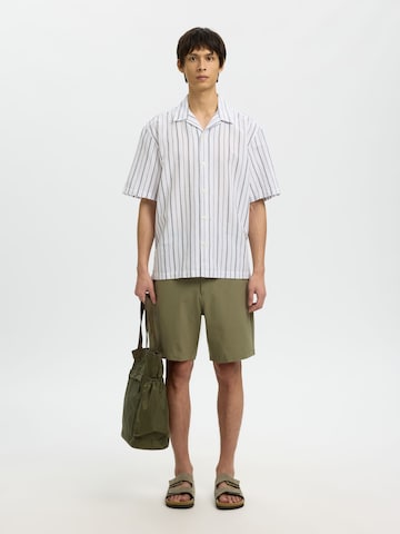 SELECTED regular Bukser i grøn