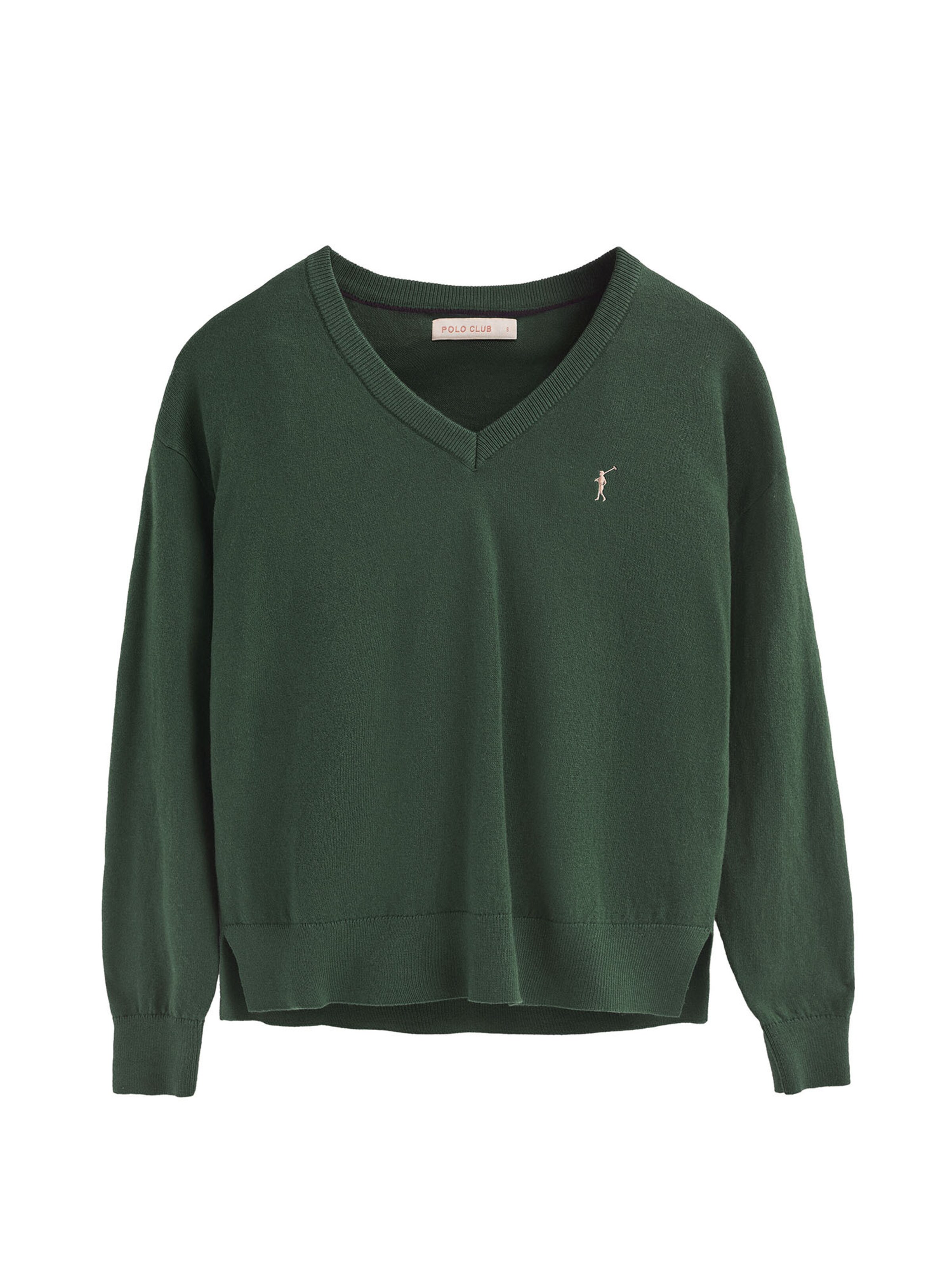 Polo Club Pullover in Grün: Vorderseite