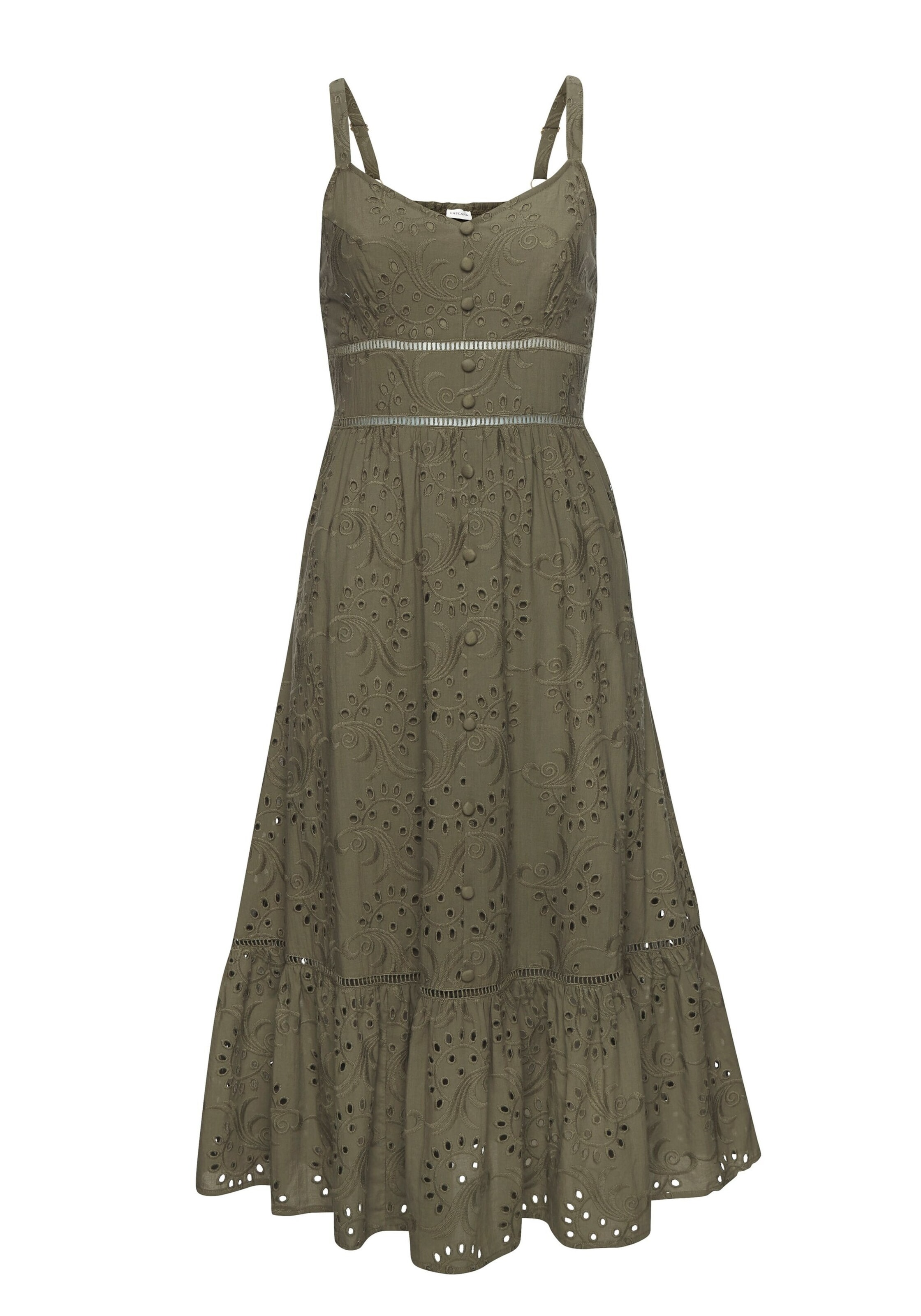 LASCANA Klänning i grön: framsida