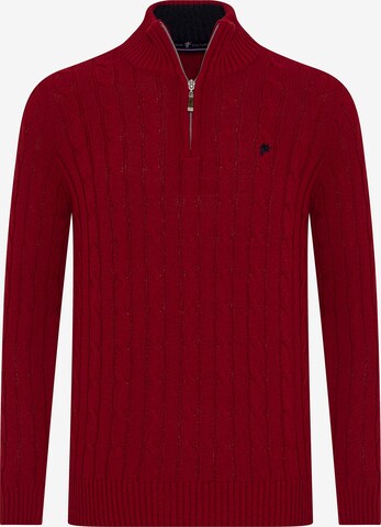 DENIM CULTURE - Pullover 'Orion' em vermelho: frente