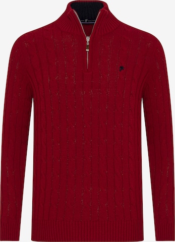 DENIM CULTURE Sweater 'Orion' in Red: front