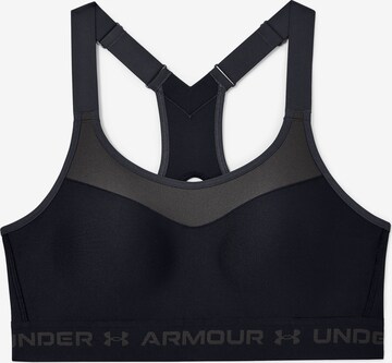UNDER ARMOURBustier Sportski grudnjak - crna boja: prednji dio
