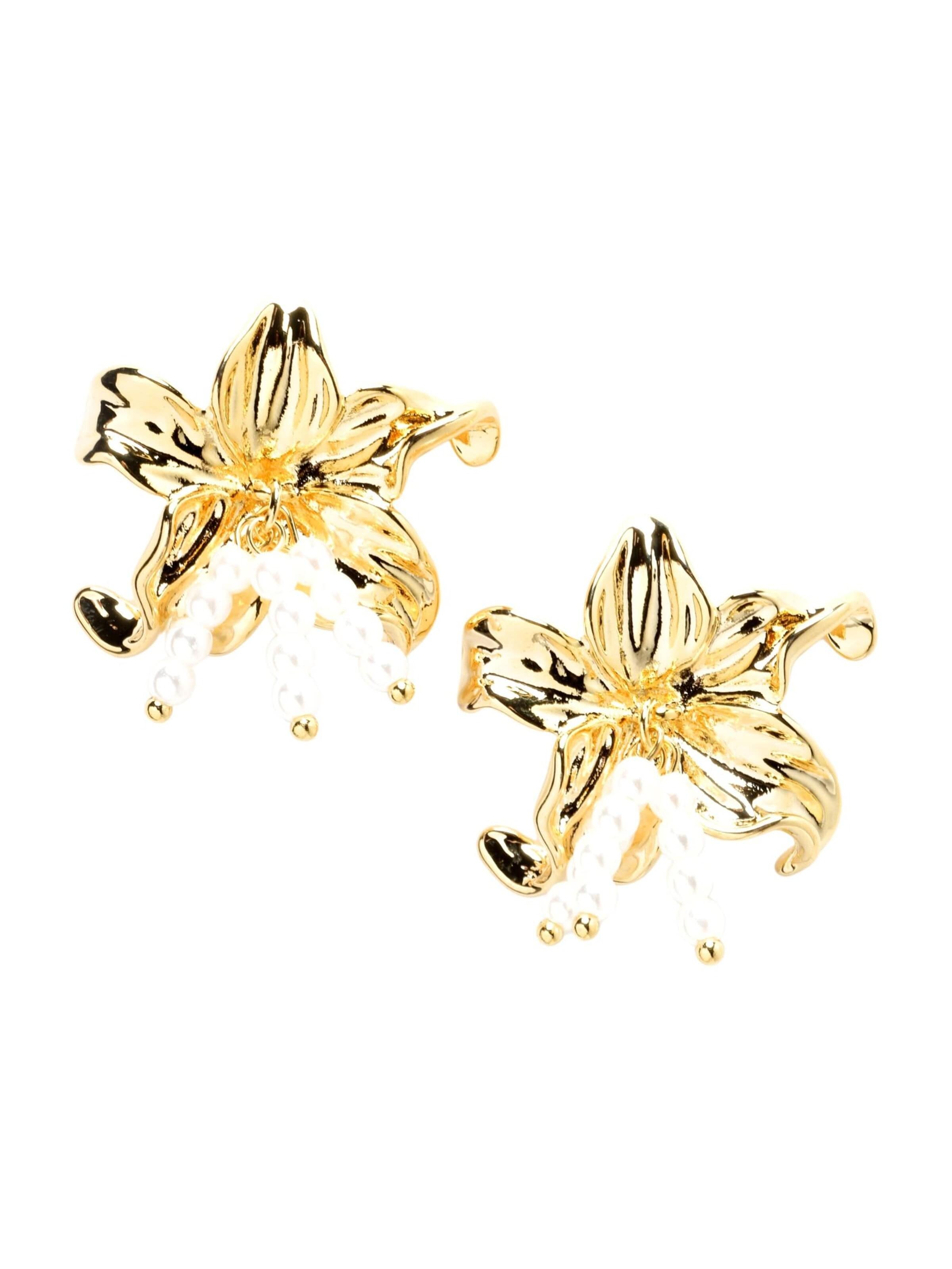 AVANT-GARDE PARIS - Pendientes 'Xeniata' en oro: frente