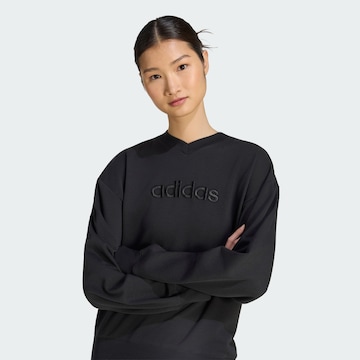 ADIDAS SPORTSWEAR Αθλητική μπλούζα φούτερ 'Seasonal Essentials' σε μαύρο