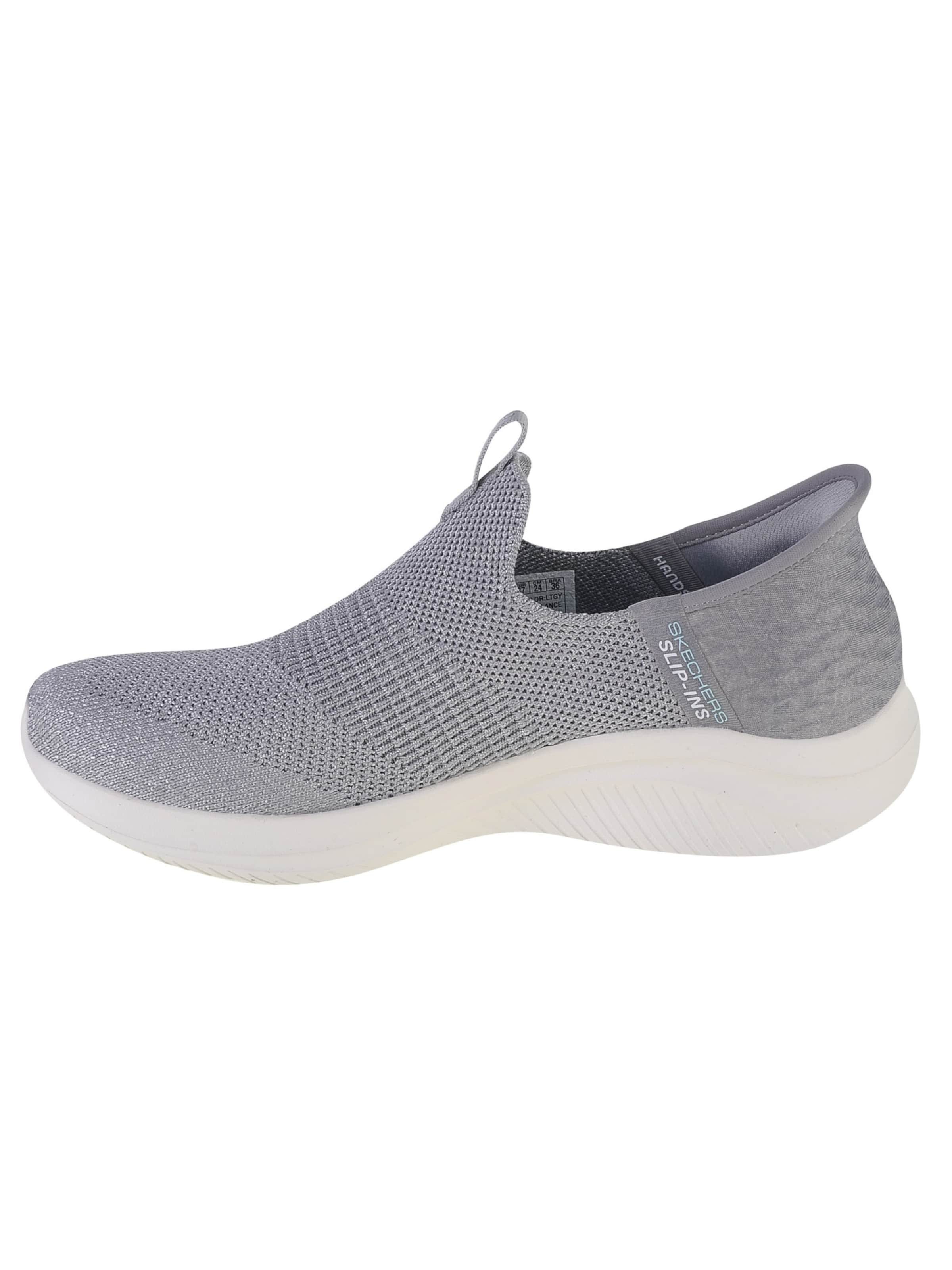 SKECHERS Slip-on 'Slip-Ins Ultra Flex 3.0 Smooth Step' in Grey: front