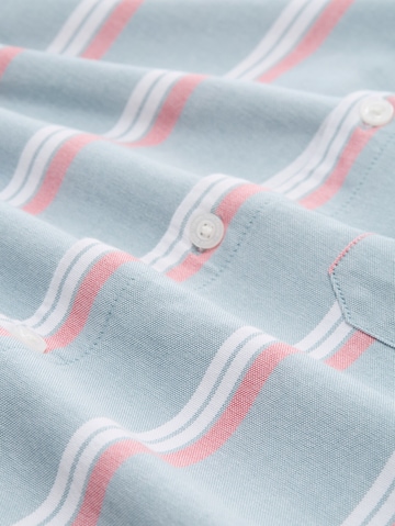 TOM TAILOR DENIM Comfort fit Button Up Shirt in Blue