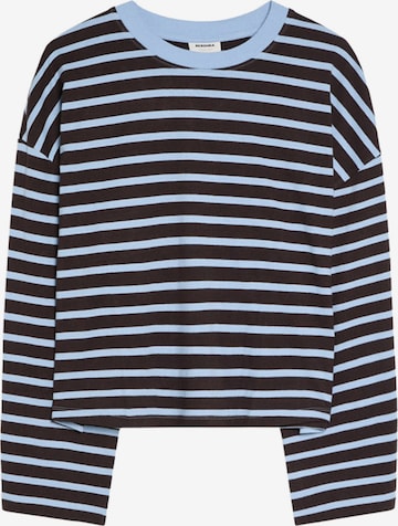T-shirt Bershka en marron : devant