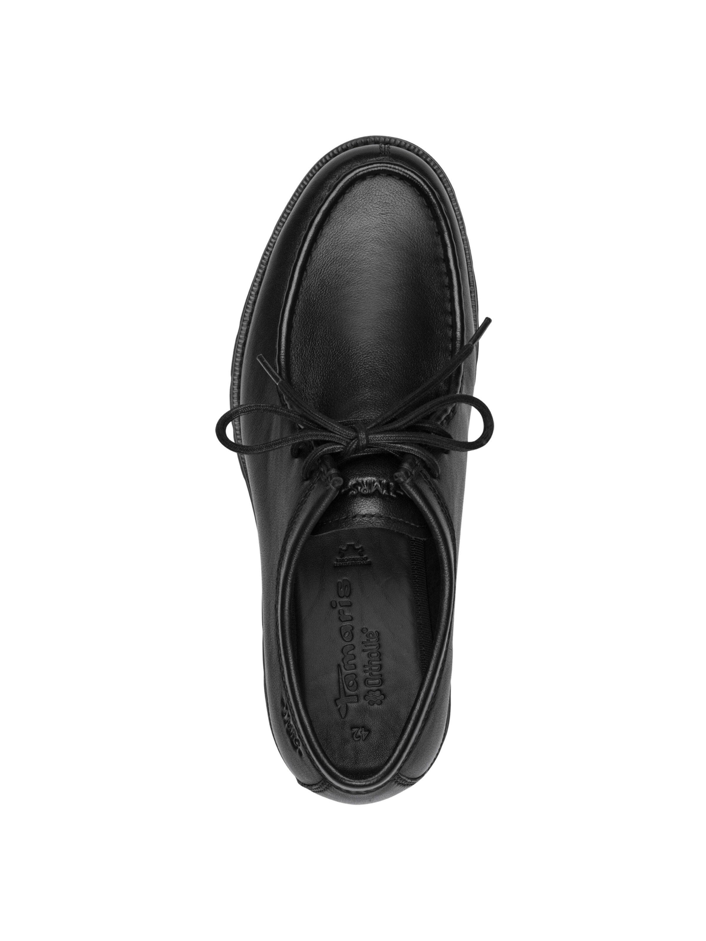 Tamaris Lace-up shoe in Black