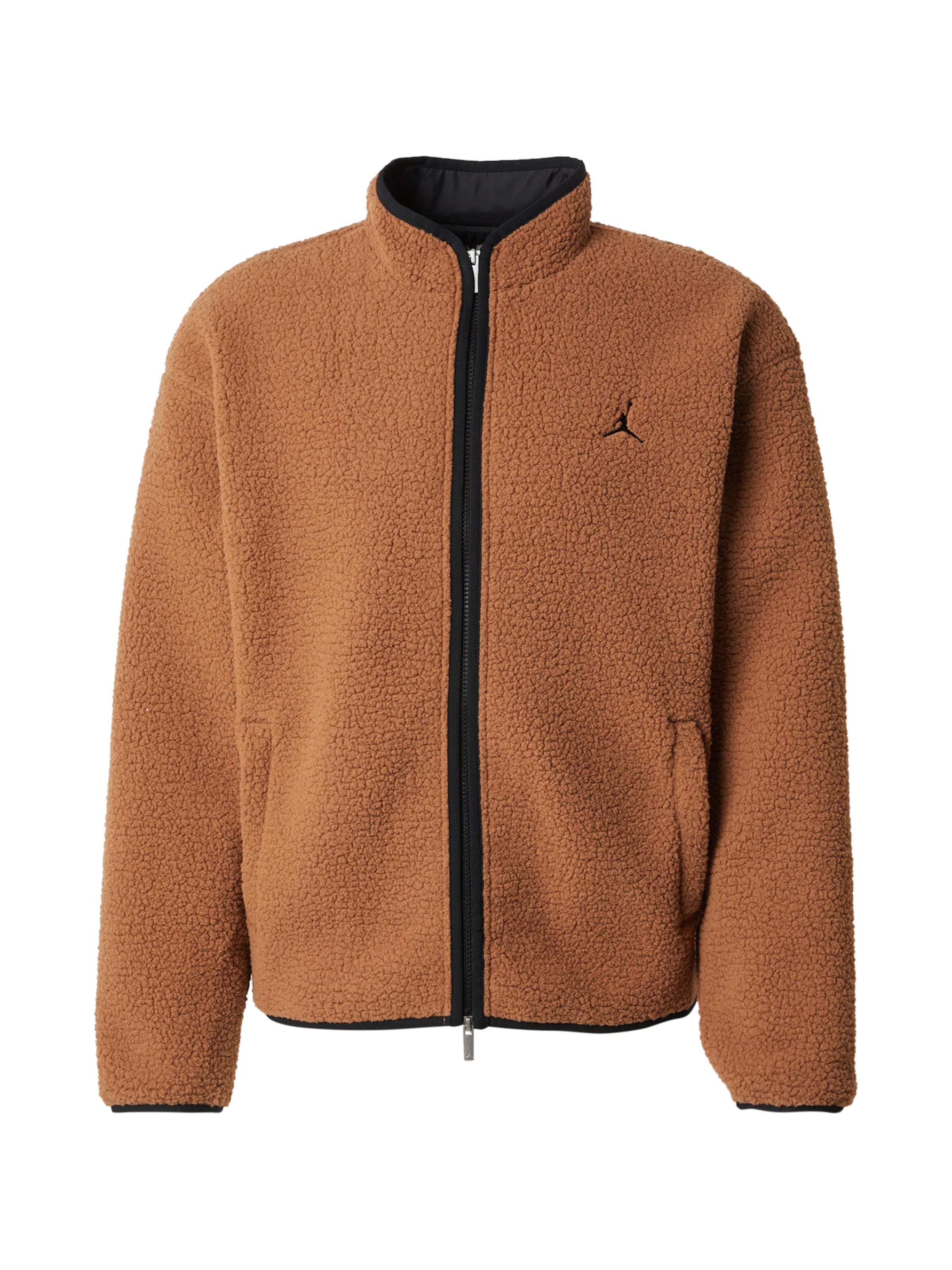 Jordan Φθινοπωρινό και ανοιξιάτικο μπουφάν 'FLIGHT' σε καφέ: μπροστά