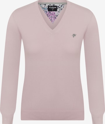 DENIM CULTURE Pullover 'Moana' in Pink: predná strana