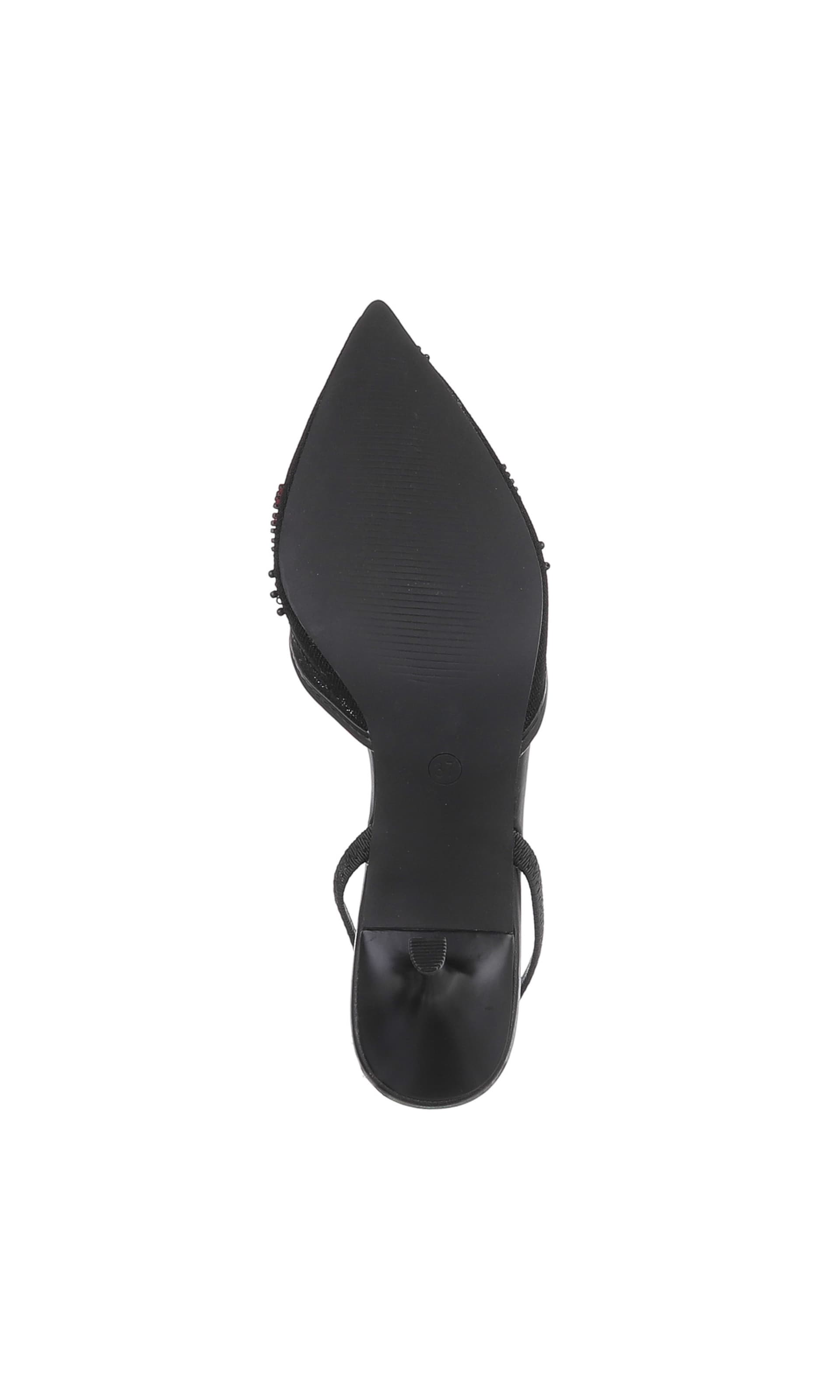 Ital-Design Slingback Pumps in Black