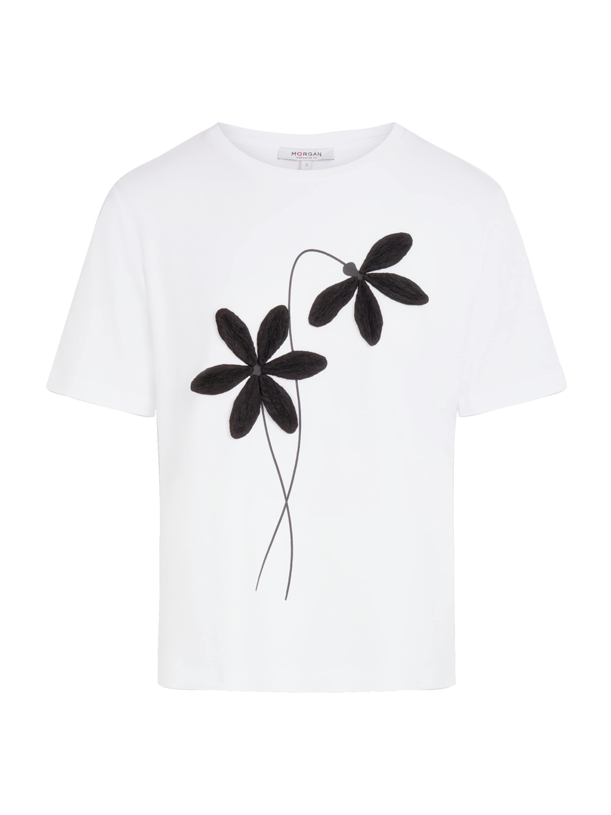 Tricou '261-DAHLIA' de la Morgan pe alb: față