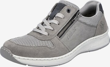 Rieker Athletic Lace-Up Shoes in Grey: front