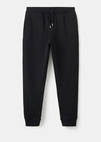 MANGO MAN Tapered Pants 'Cohen' in Black