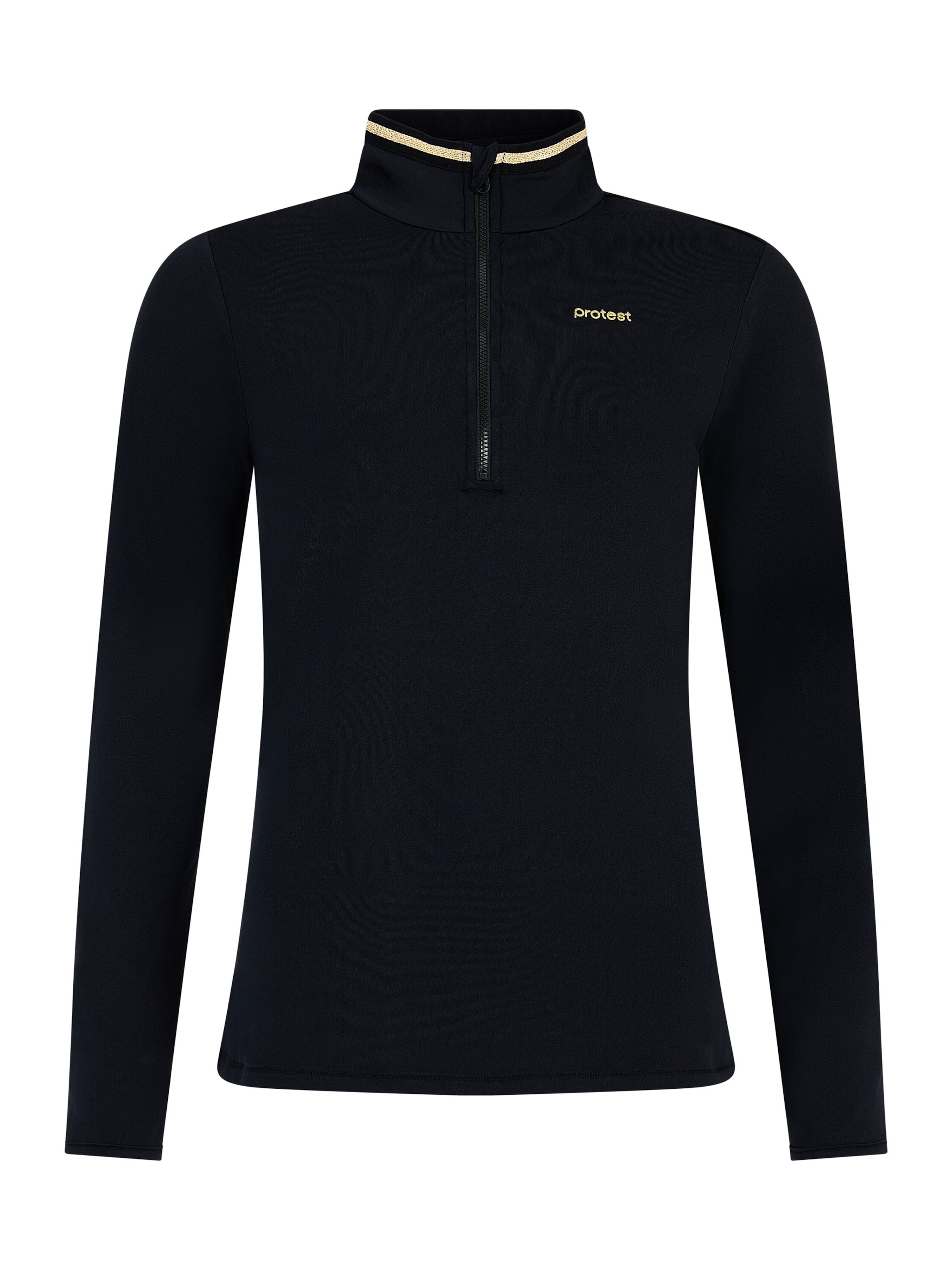 PROTEST Sportsweatshirt 'PRTStuff' in Schwarz: Vorderseite