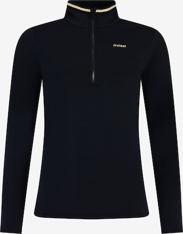 PROTEST Sportsweatshirt 'PRTStuff' in Schwarz: Vorderseite