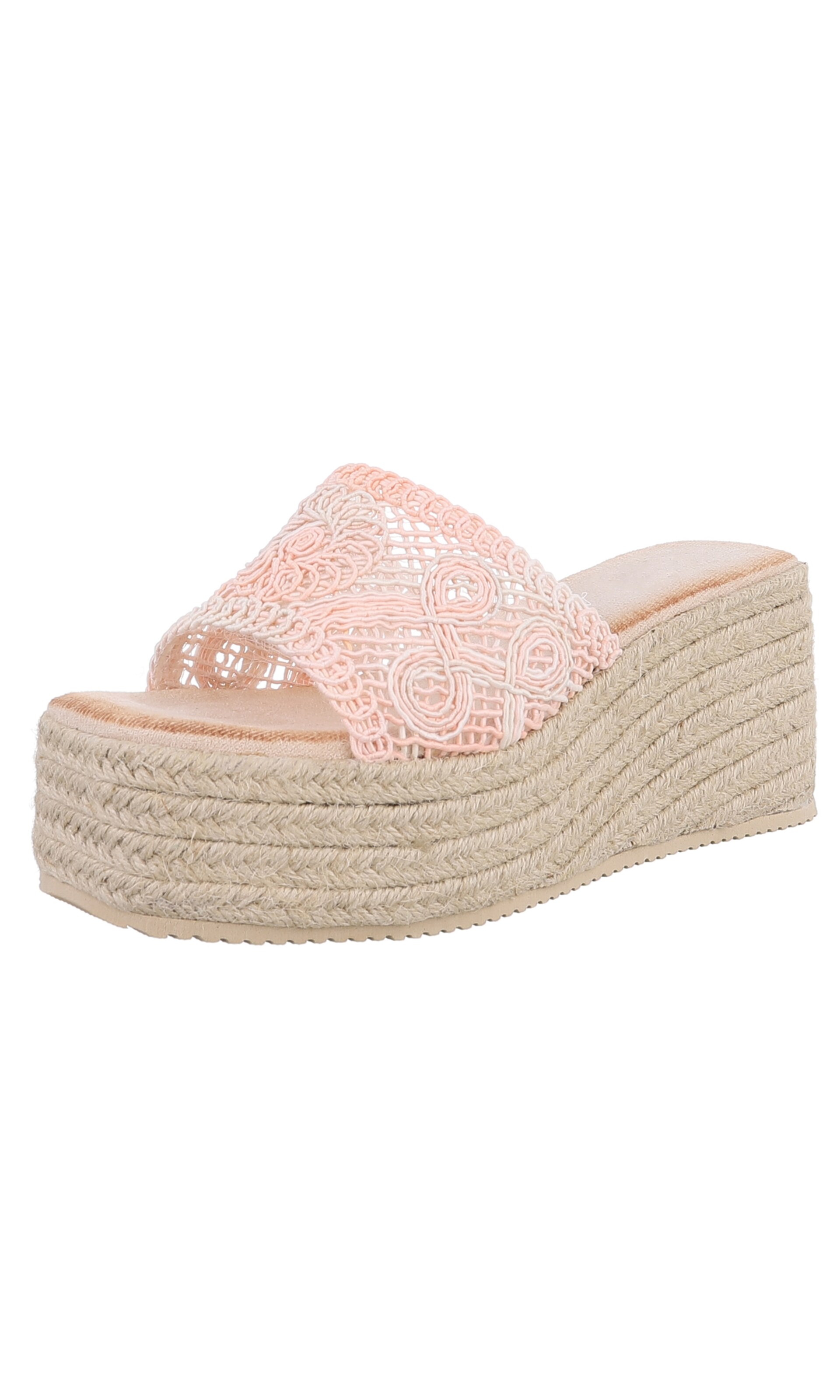 Ital-Design Mules in Pink: front