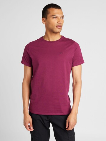 T-Shirt Tommy Jeans en violet : devant