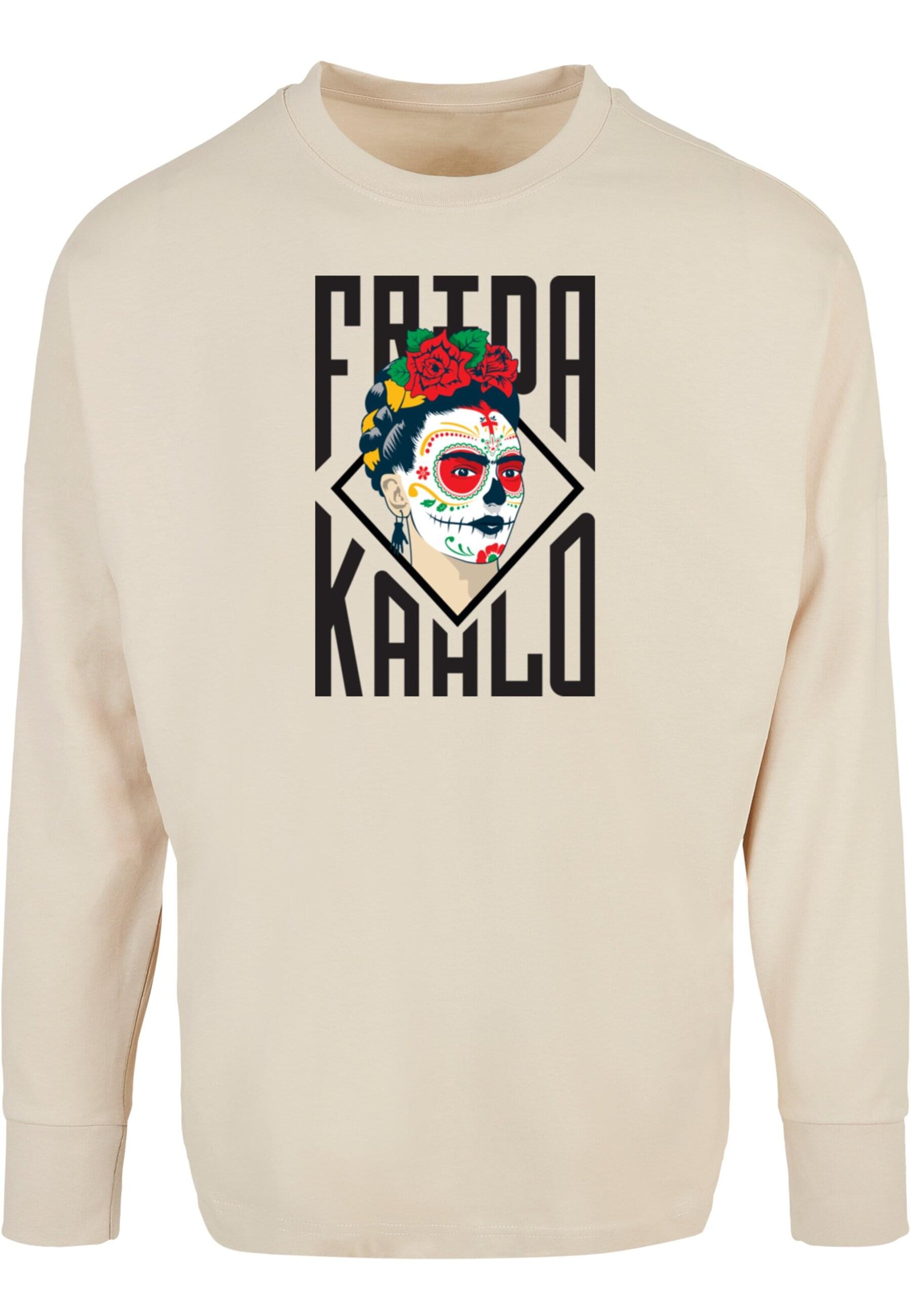 Merchcode Shirt in Beige: voorkant