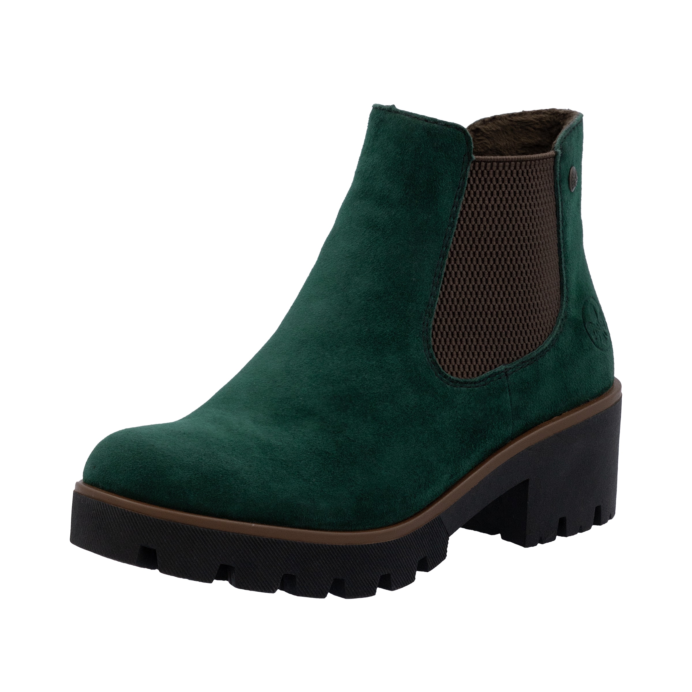 Chelsea Boots Rieker en vert : devant