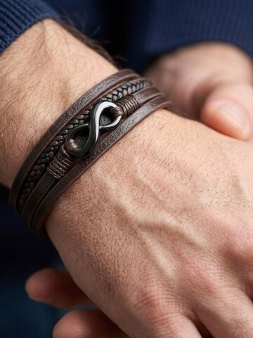 UNIQAL Armband 'NICE' in Bruin