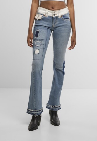 True Religion Regular Jeans 'Rip Repair Joey Mr Flare' in Blau: Vorderseite