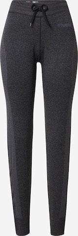 Hummel Slimfit Sportovní kalhoty 'HANA' – černá: přední strana