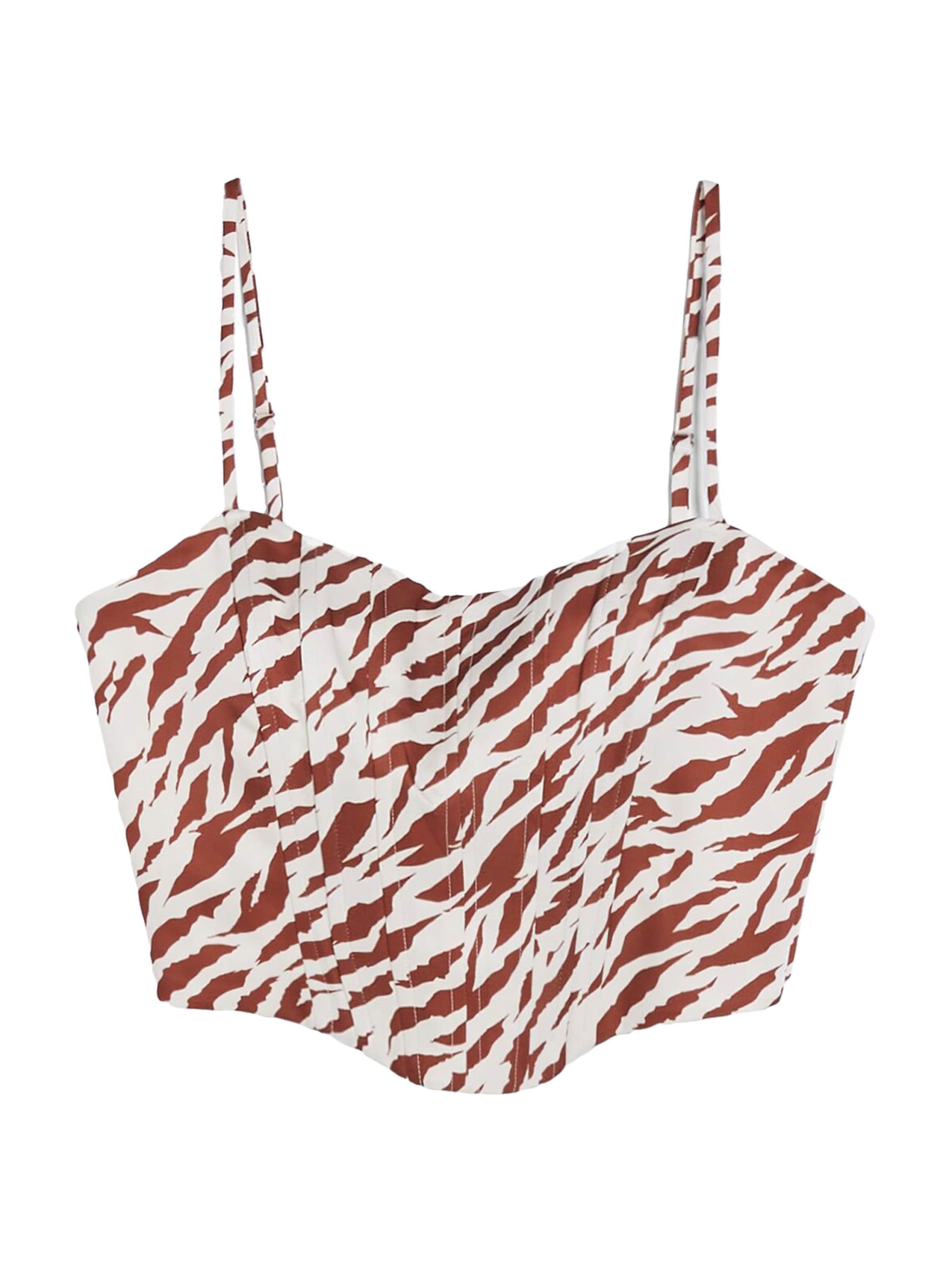 Bershka Top | mešane barve barva: sprednja stran