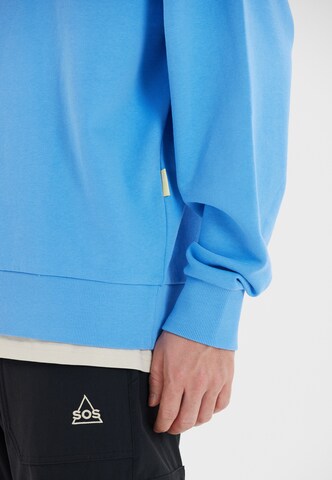 SOS Sweatshirt 'Bovec' in Blau