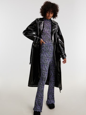 EDITED Ανοιξιάτικο και φθινοπωρινό παλτό 'Yasemin' σε μαύρο: μπροστά
