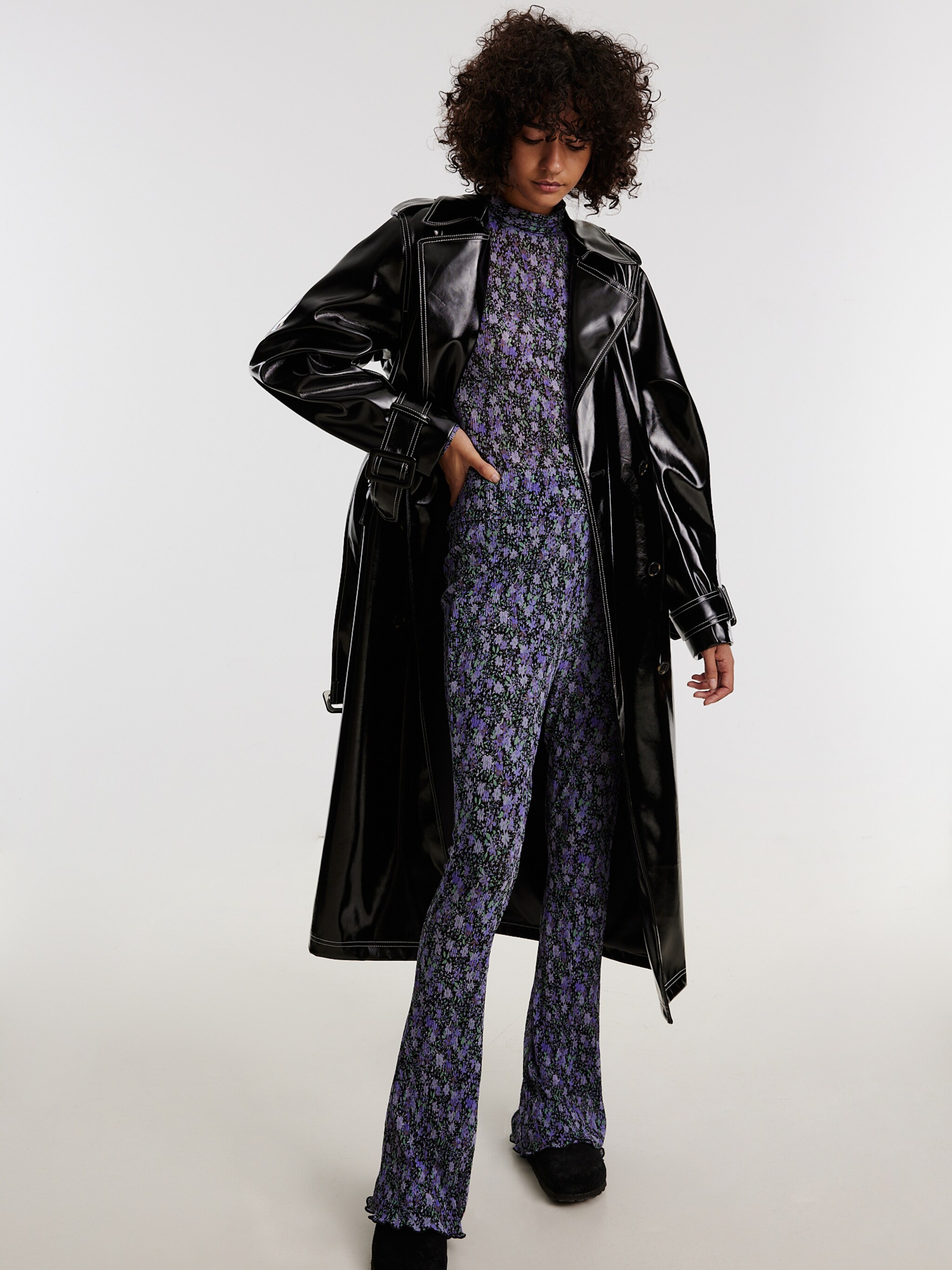 EDITED Produits Manteau mi-saison 'Yasemin' noir