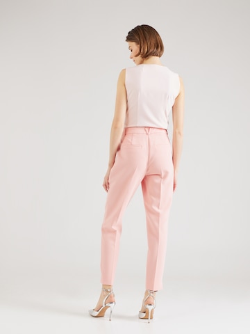 COMMA regular Bukser med fals i pink
