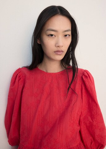 MANGO Bluse in Rot