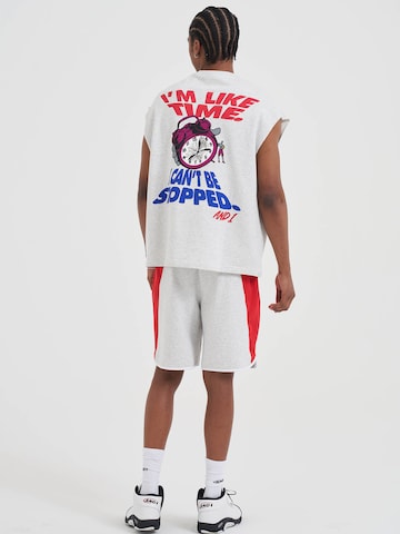 AND1 Bluzka sportowa 'Timeout' w kolorze szary: przód