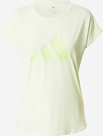 ADIDAS PERFORMANCE Toiminnallinen paita '3-Streife' värissä vihreä: edessä
