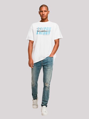 F4NT4STIC T-Shirt 'Star Wars Millenium Falke' in Weiß