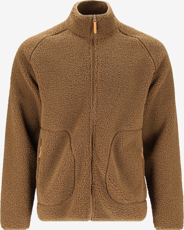 Whistler Fleecejacke 'Pioneer' in Braun: Vorderseite