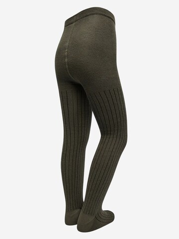 Penti Hlačne nogavice 'PENTI Mädchen Pretty Rib Strumpfhose' | zelena barva