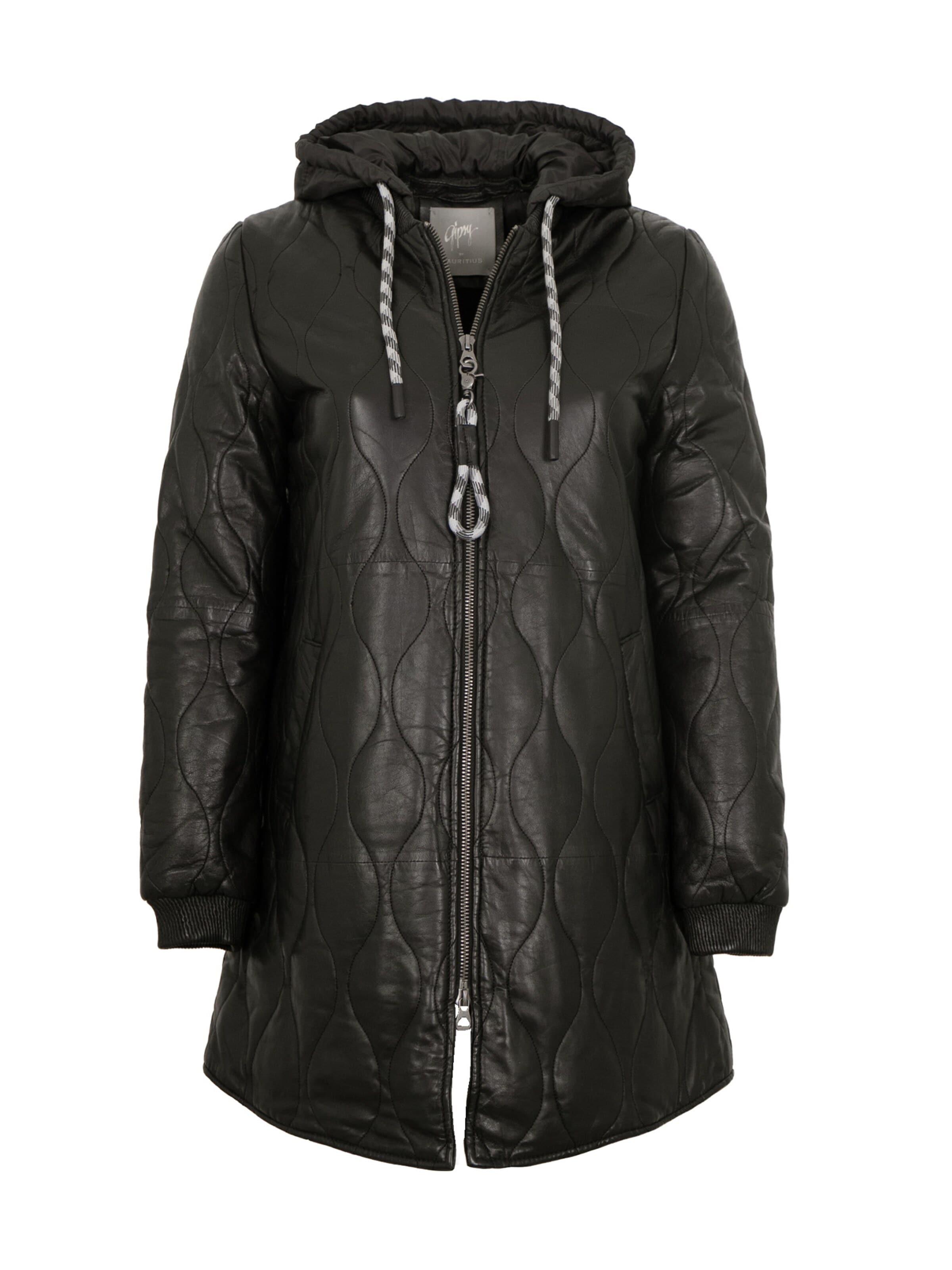 Veste d’hiver 'GWArjeta' Mauritius en noir : devant