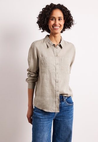 STREET ONE Blouse in Beige: front