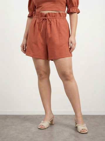 CITA MAASS Loosefit Bukser i orange: forside