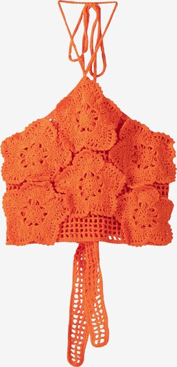 Bershka Tops en tricot en orange, Vue avec produit